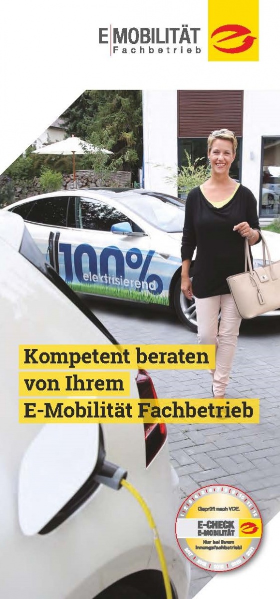 Flyer "E-Mobilität" 100 Stück
